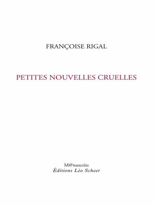 cover image of Petites nouvelles cruelles